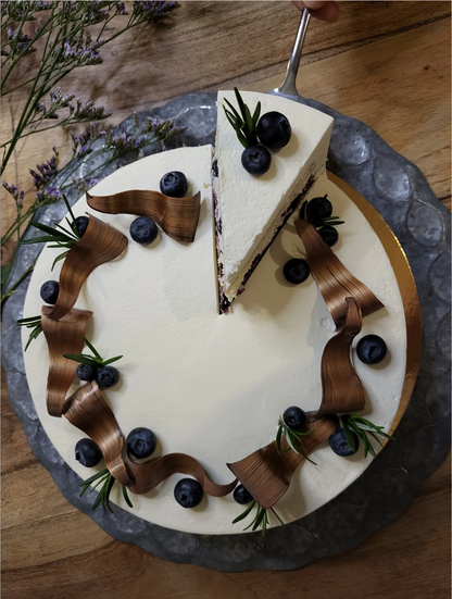 Gluteeniton Mustikka-rahkakakku